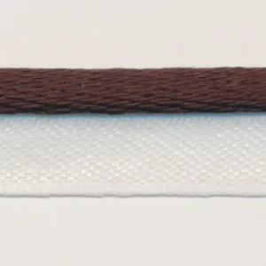 See-Through Piping Tape #6 Smoke Brown & White