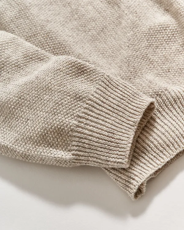 SEED STITCH SWEATER