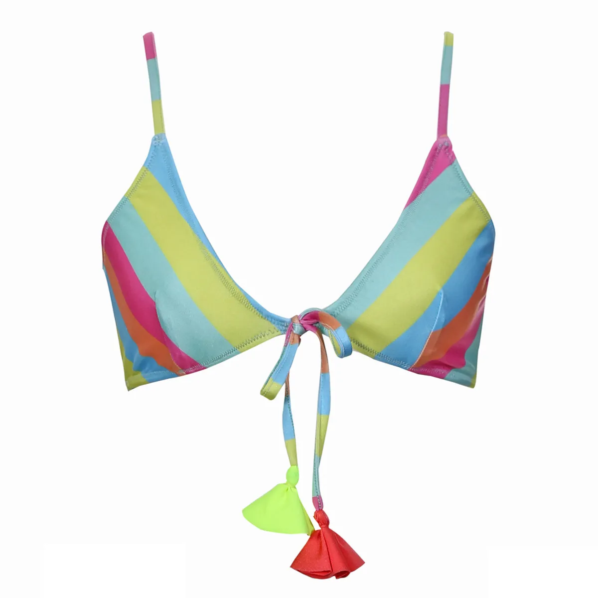 SELENE BIKINI TOP - CANDY STRIPE