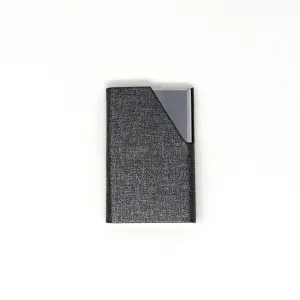 Silver Metallic Card Holder