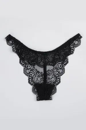 SO FINE LACE THONG