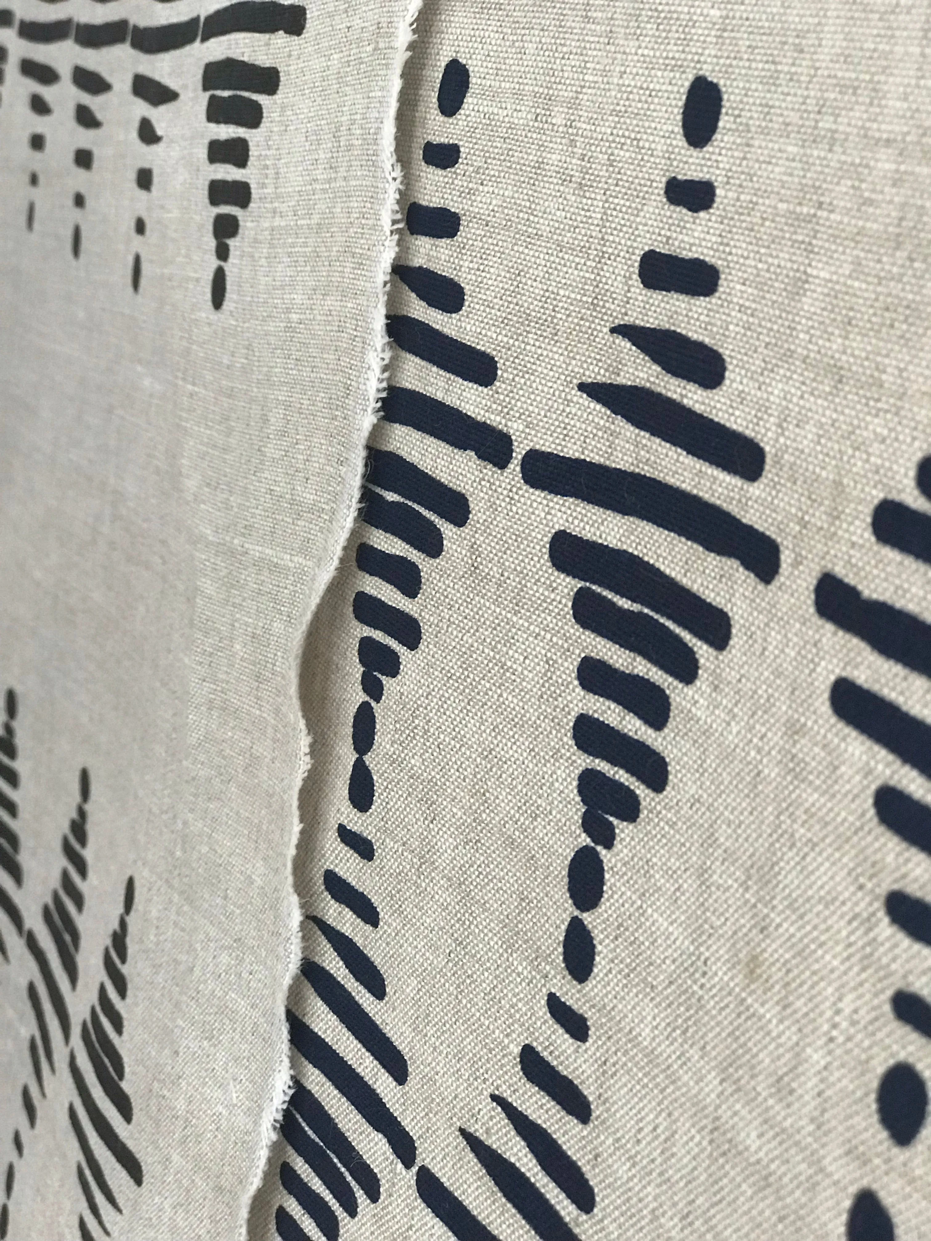 Stacked fabric Pepper on Oatmeal