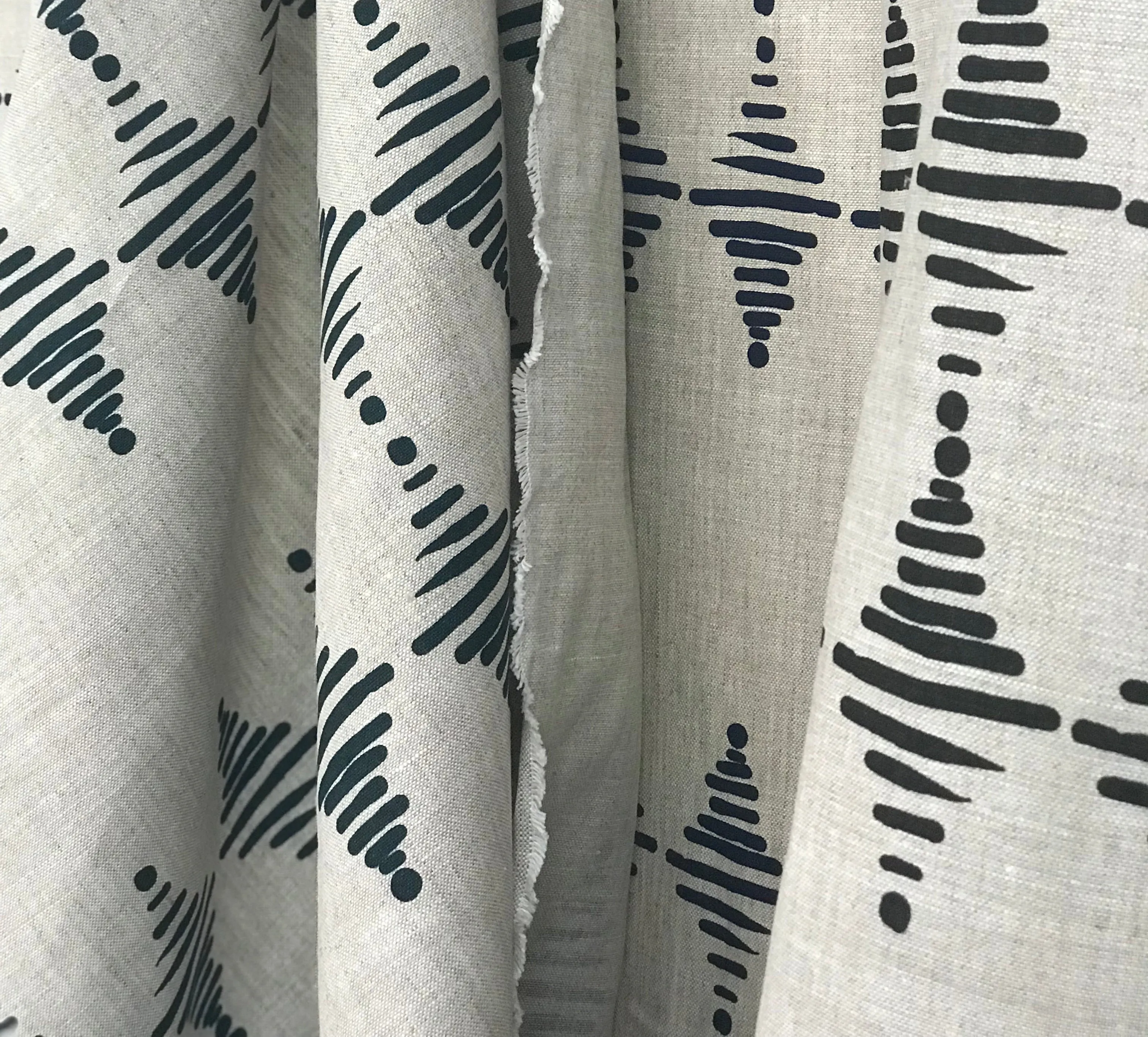 Stacked fabric Pepper on Oatmeal