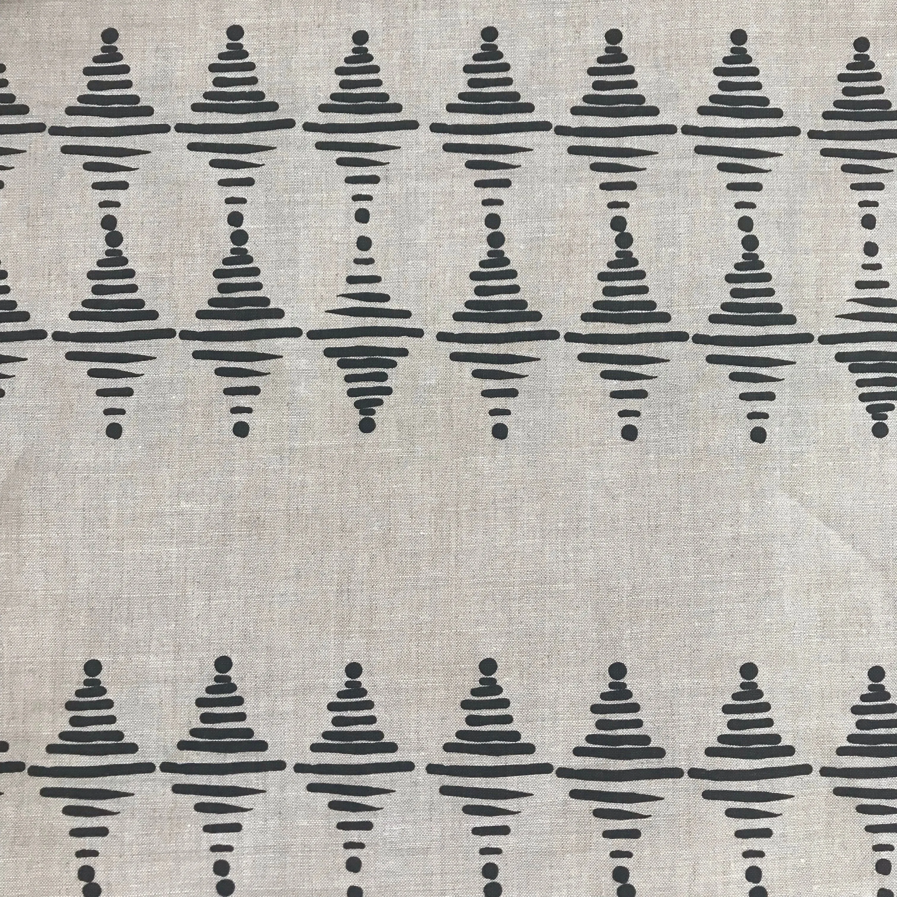 Stacked fabric Pepper on Oatmeal
