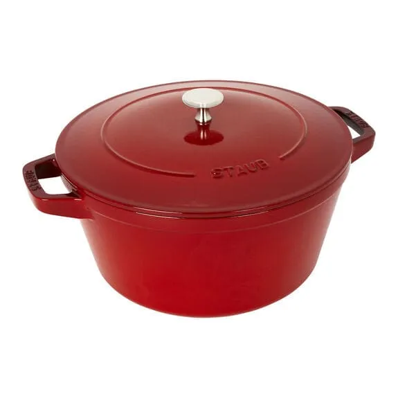 Staub 4pc Cast Iron Stackable Set Cherry STB-14582406