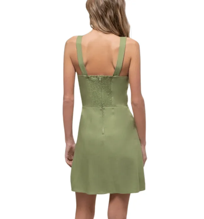 Sweetheart Linen Dress