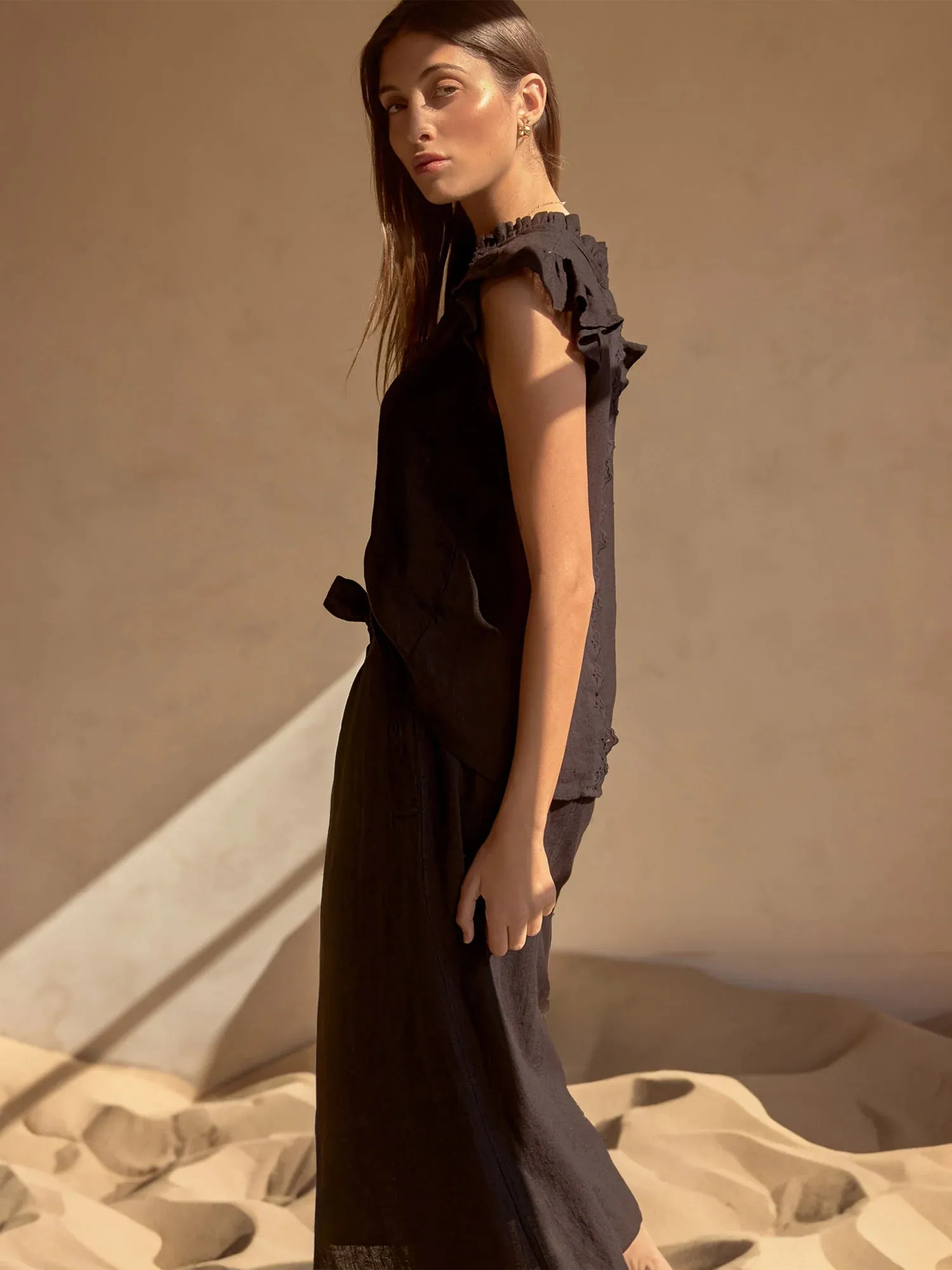 TEAGAN BELTED SKIRT