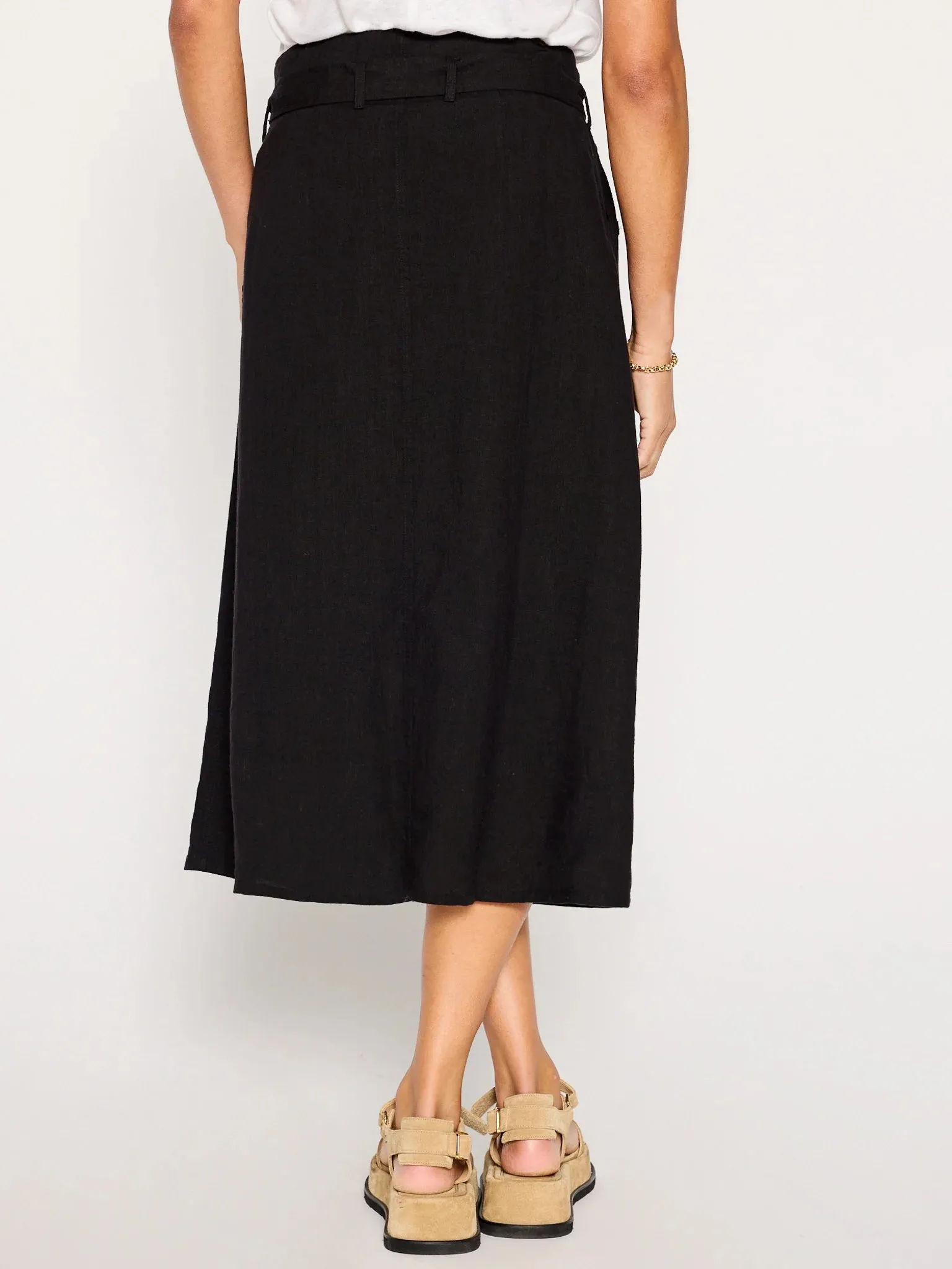 TEAGAN BELTED SKIRT