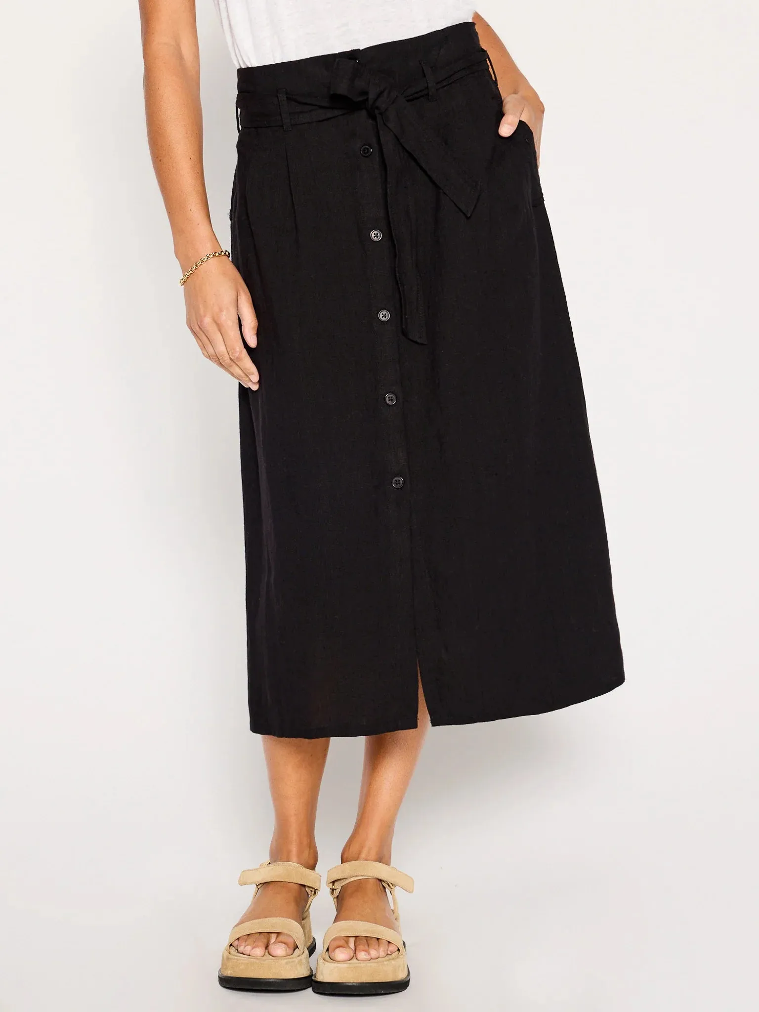TEAGAN BELTED SKIRT