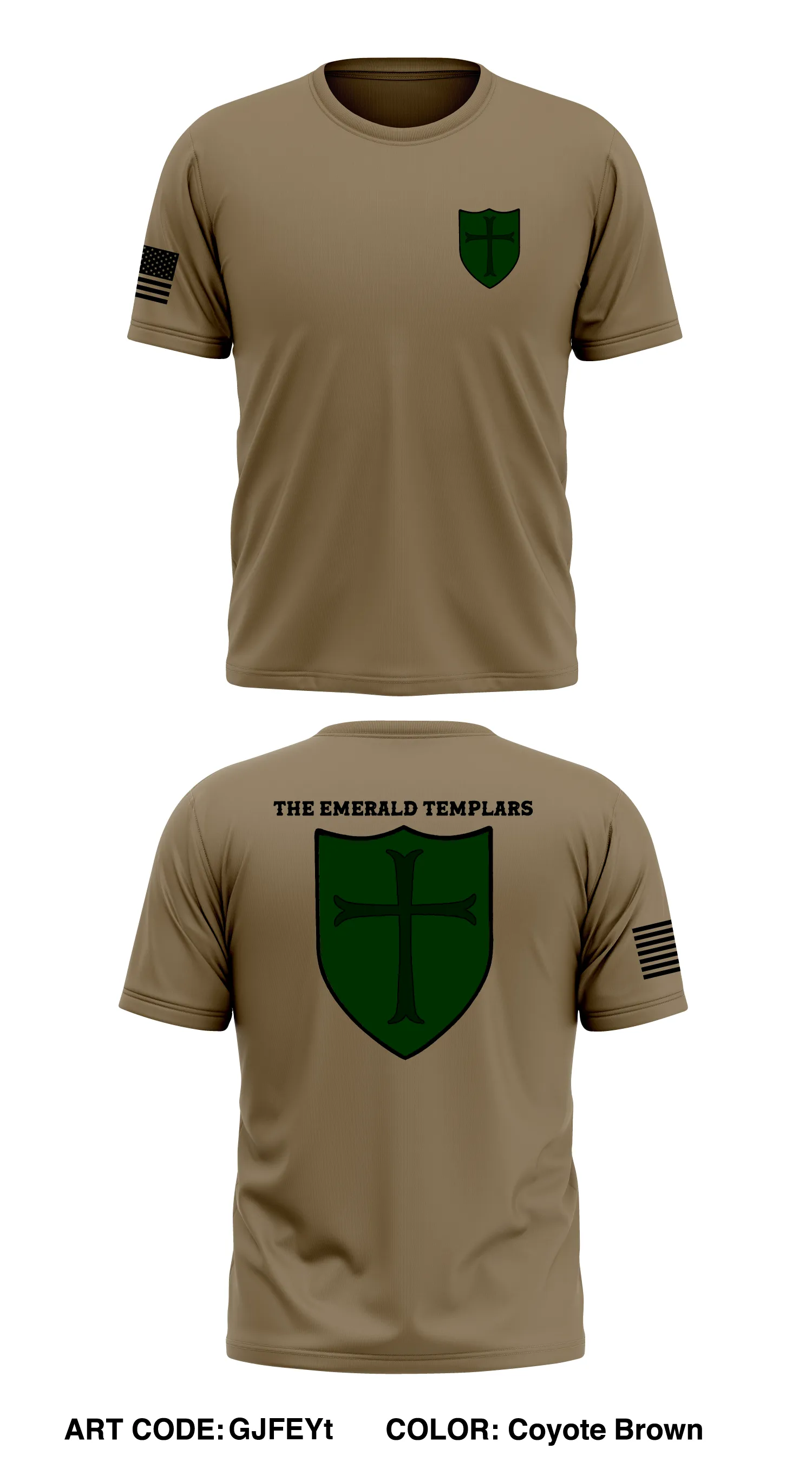 Templars Store 1 Core Men's SS Performance Tee - GJFEYt