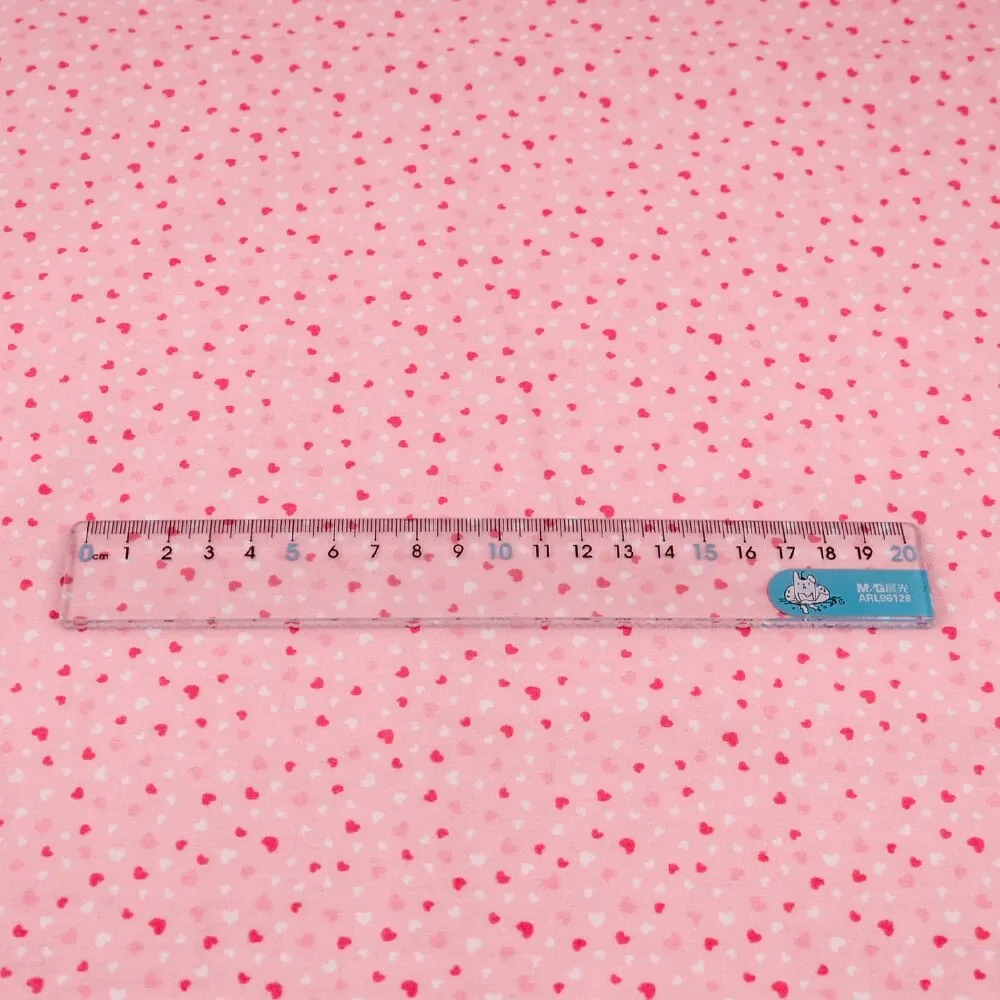 Teramila Pink Crown Style 100% Twill Cotton Fabric for Art Craft Sewing Home Textile Bedding Set Patchwork Material By the Meter