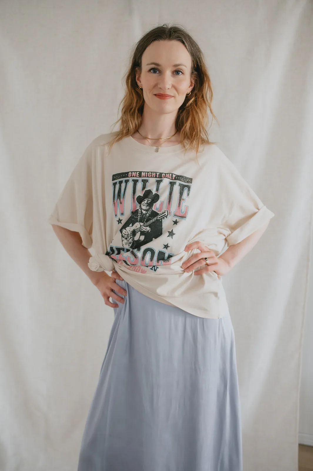 The Willie Nelson One Night Only OS Tee by Daydreamer
