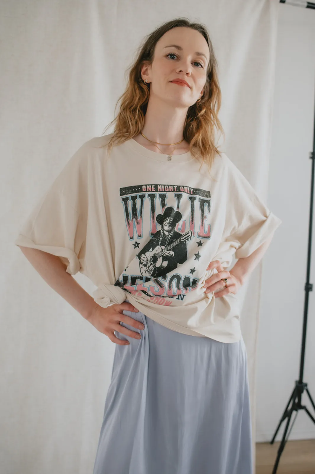 The Willie Nelson One Night Only OS Tee by Daydreamer