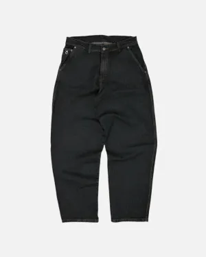 Three Sixty London - Og Baggy Fit Work Denim Jeans - Washed Black