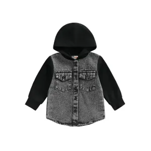 Toddler Patchwork Denim Jacket