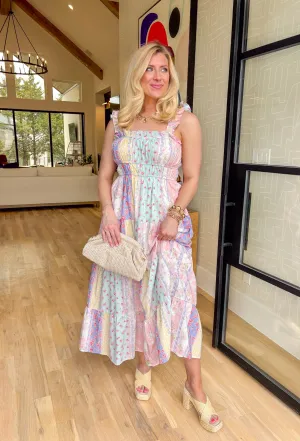 Totally Smitten Floral Midi Dress
