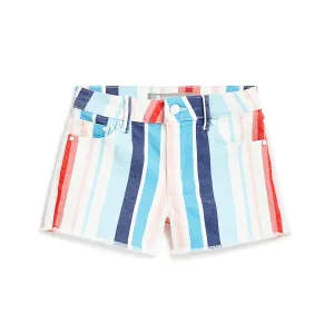 Tractr Girls Brittany Colorful Stripe Short (7-14)