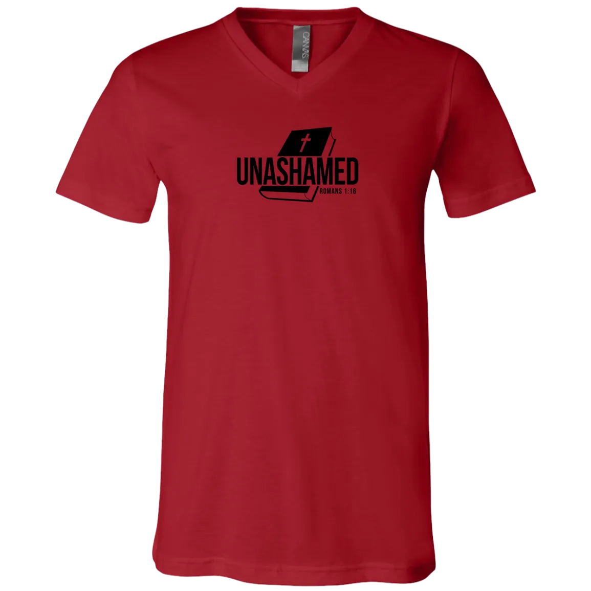 Unashamed Men’s Unisex Jersey SSV-Neck T-Shirt