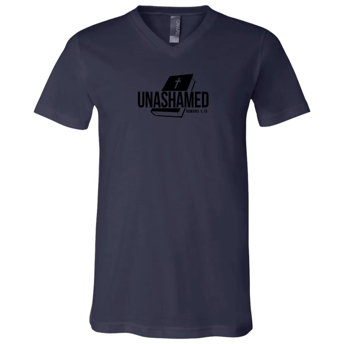 Unashamed Men’s Unisex Jersey SSV-Neck T-Shirt