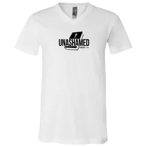 Unashamed Men’s Unisex Jersey SSV-Neck T-Shirt