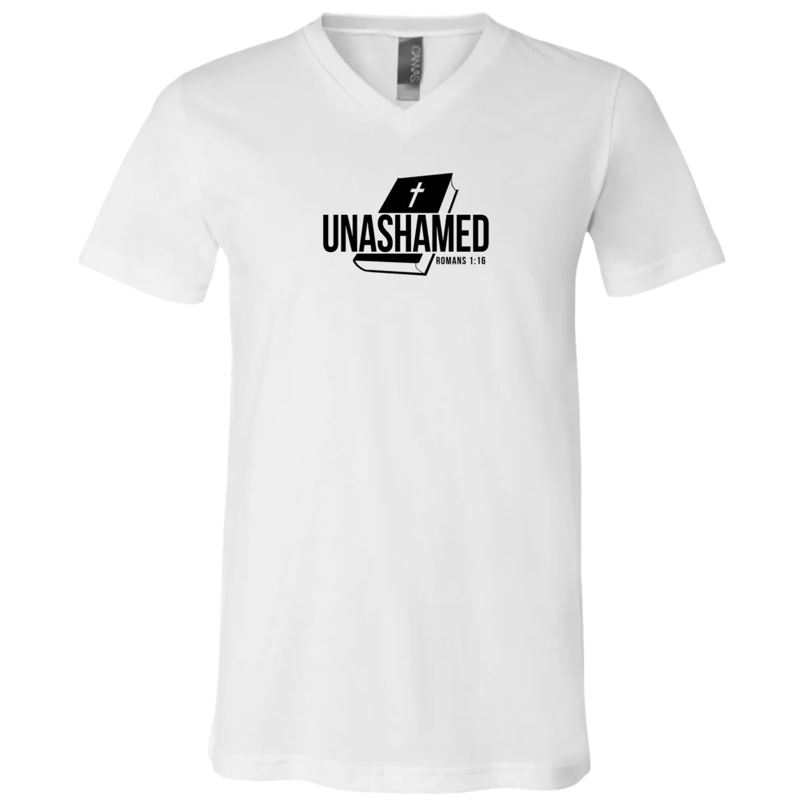 Unashamed Men’s Unisex Jersey SSV-Neck T-Shirt