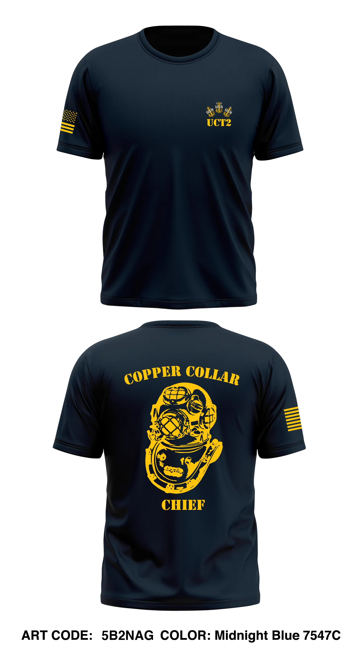Underwater Construction Team TWO  Store 1 Core Men's SS Performance Tee - 5B2NAG