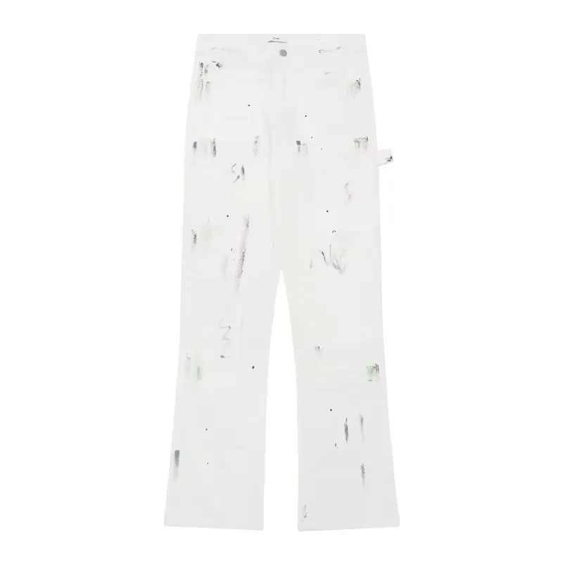 Urban Doodle Splatter Baggy Jeans