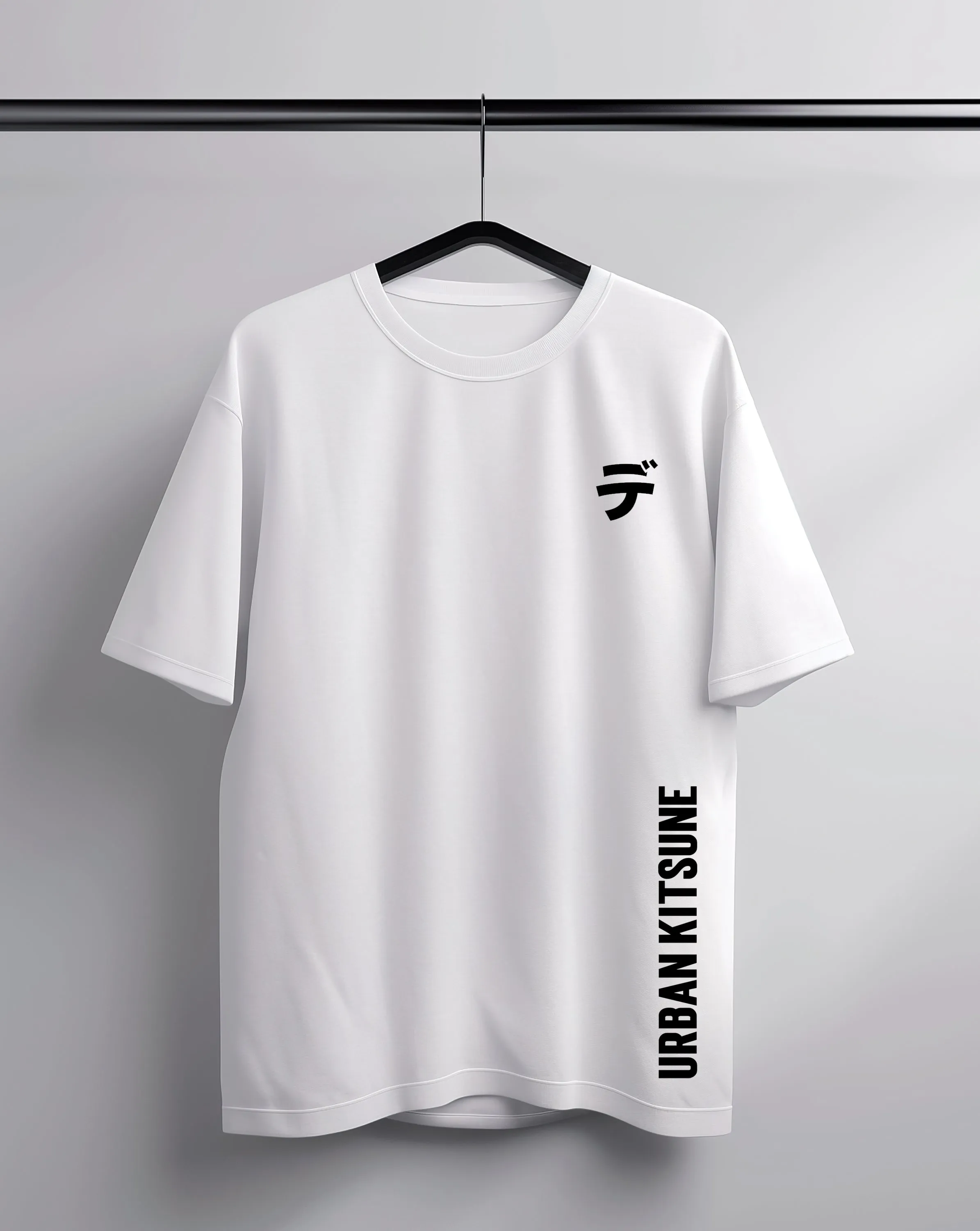 Urban Kitsune White Oversized Tee