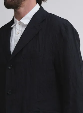 WO/LI Tumbler Three Button Tailored Jacket | Navy
