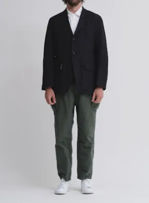 WO/LI Tumbler Three Button Tailored Jacket | Navy