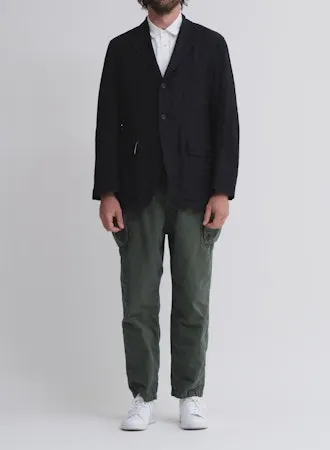 WO/LI Tumbler Three Button Tailored Jacket | Navy