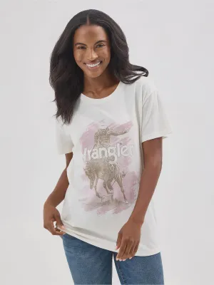 Wrangler 112350116 WMS Cream Cowboy Tee