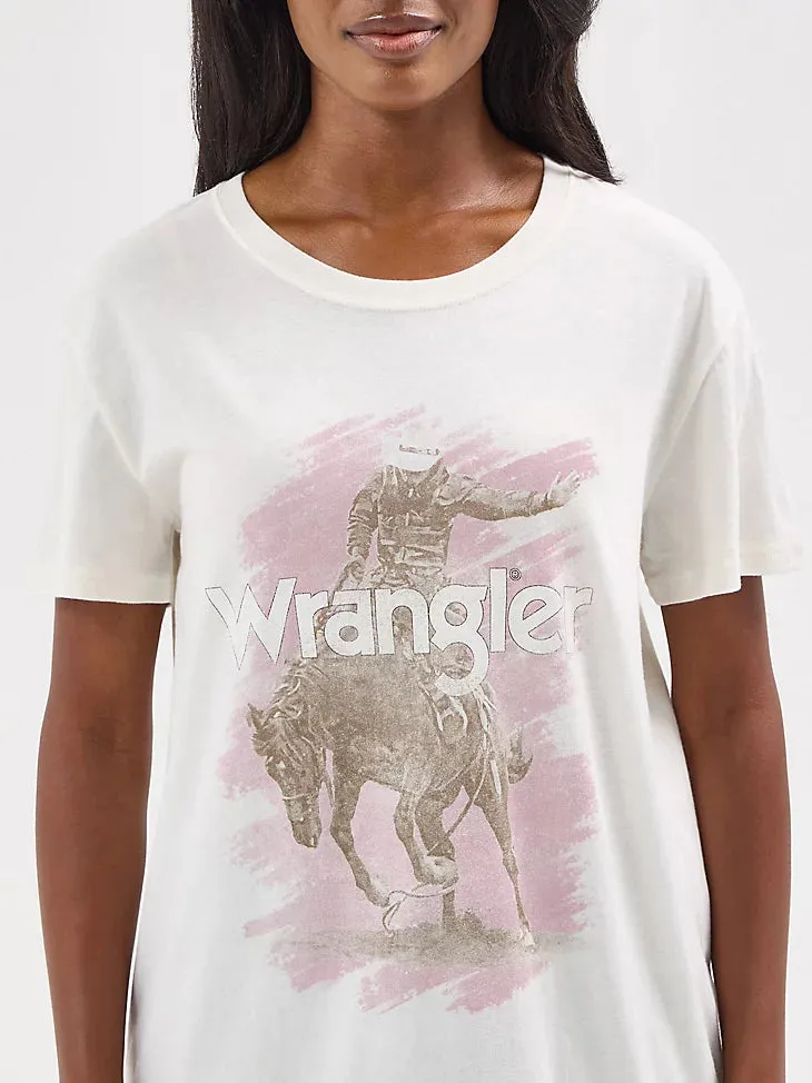 Wrangler 112350116 WMS Cream Cowboy Tee