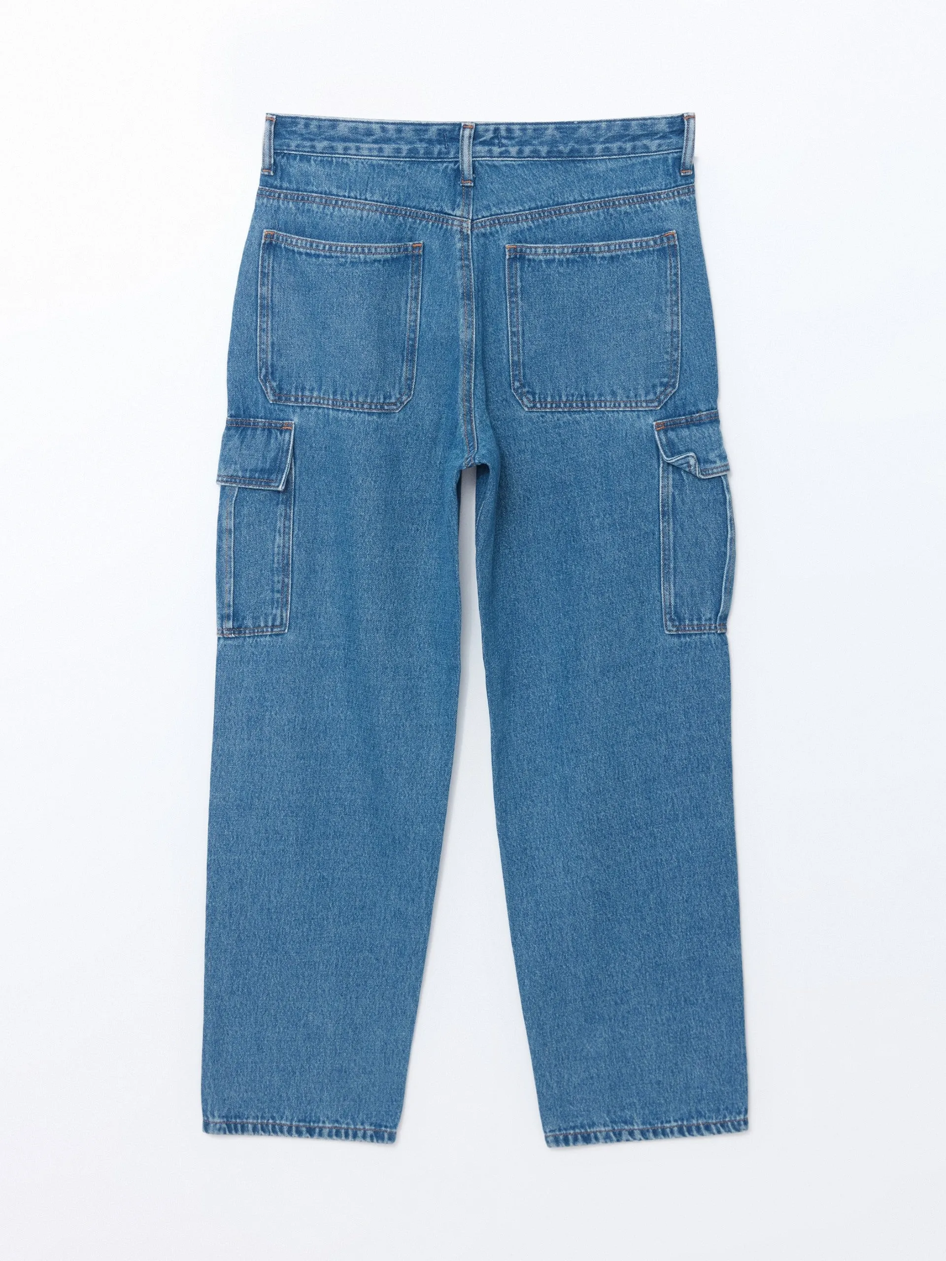 Xside Indigo Baggy Fit Men'S Jeans