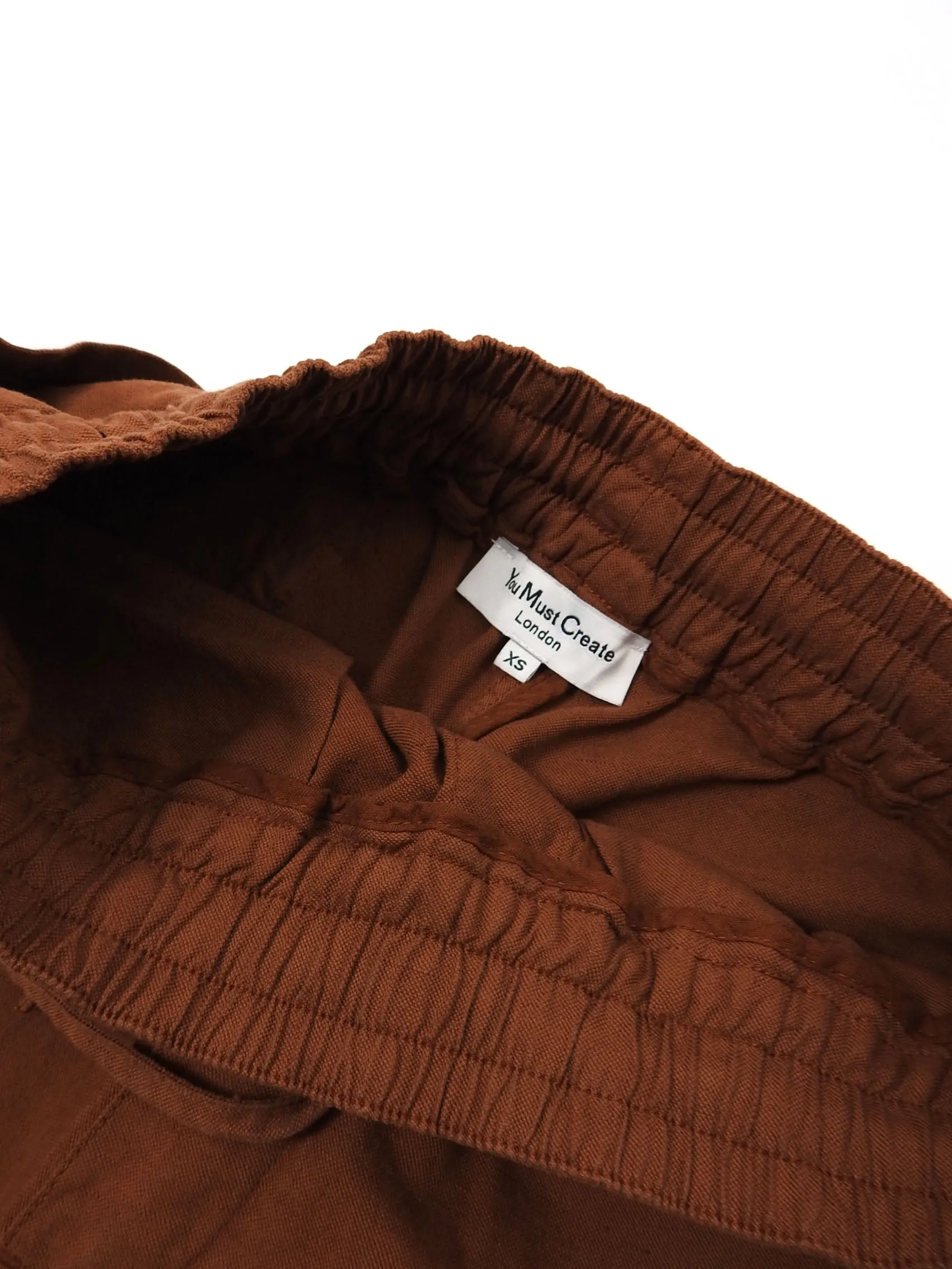 You Must Create Rust Drawstring Pants XS